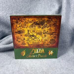 The Legend of Zelda Collector's Jigsaw Puzzle Map Sealed New 550 Piece USAopoly